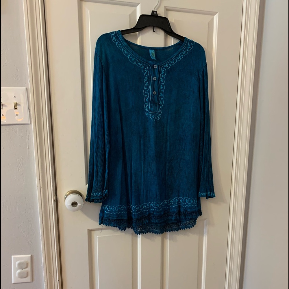India Boutique blue tunic